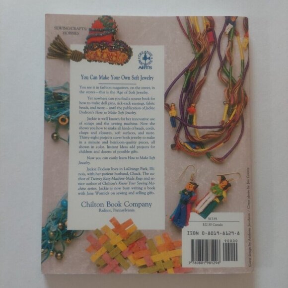 How to Make Soft Jewelry by Jackie Dodson 1991 Paperback - Picture 2 of 9
